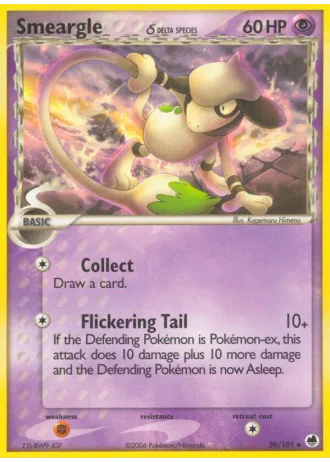Smeargle #39/101 — EX L'Isola dei Draghi