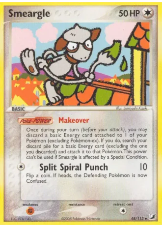 Smeargle #48/115 — EX Forze Segrete