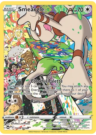 Smeargle TG10/30 — Trainer Gallery (Silver Tempest)