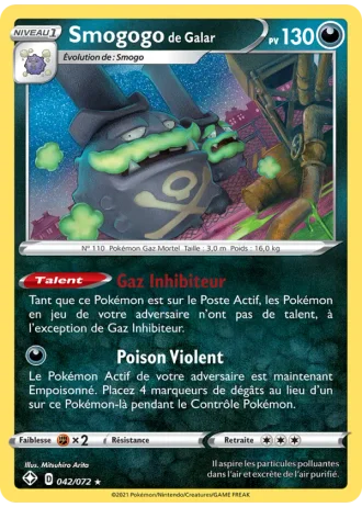 Smogogo de Galar #42/72 — Destinées Radieuses