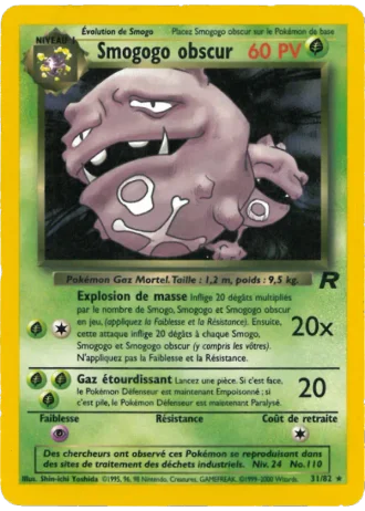 Smogogo obscur (première édition) #31/82 — Team Rocket (1ère Édition)