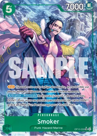 Smoker (OP10-030) (Alternative Art) — Sang Royal (OP10)
