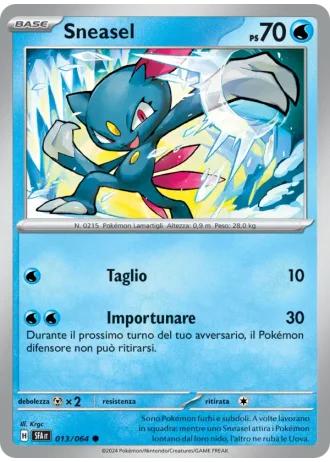 Sneasel #013/64 — Segreto Fiabesco