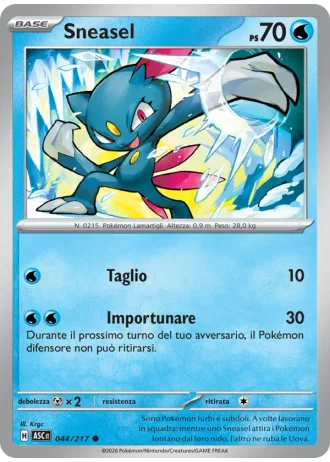 Sneasel #044 — Ascesa Eroica