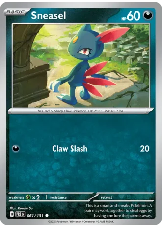 Sneasel #061 — Prismatic Evolutions