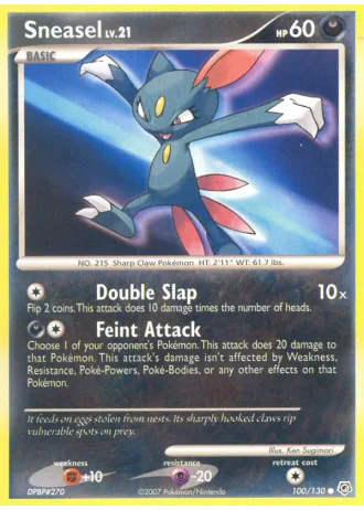 Sneasel #100 — Diamond & Pearl