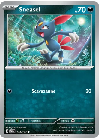 Sneasel #133/193 — Evoluzioni a Paldea