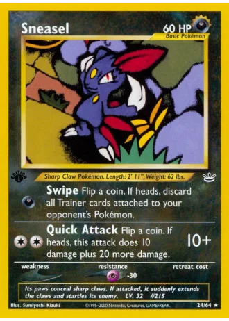 Sneasel #24/64 — Neo Revelation