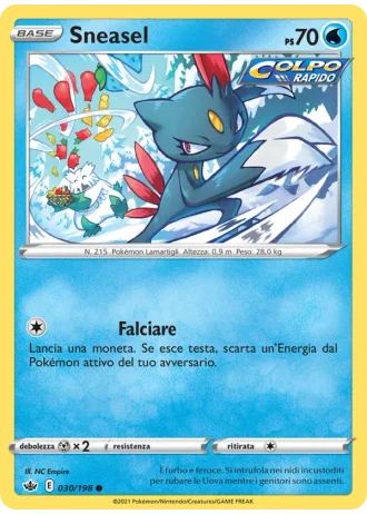 Sneasel #30/198 — Regno Glaciale