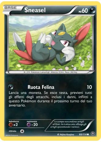 Sneasel #60/114 — Vapori Accesi