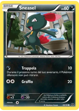 Sneasel #69/99 — Destini Futuri