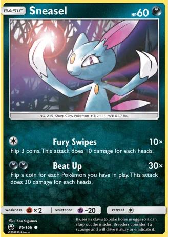 Sneasel #86/168 — Celestial Storm