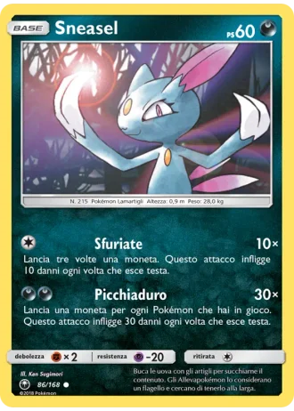 Sneasel #86/168 — Tempesta Astrale