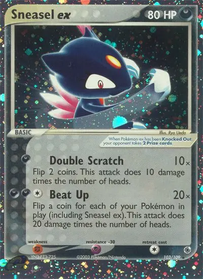 Sneasel ex #103 — Ruby & Sapphire