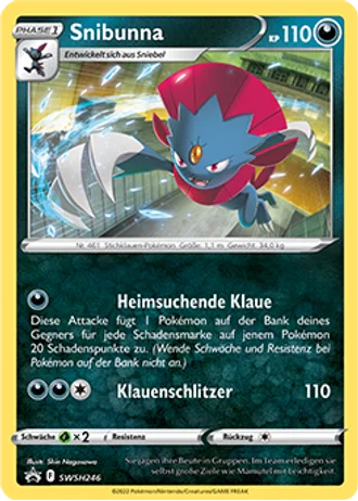 Snibunna SWSH246 — Schwert & Schild Promos