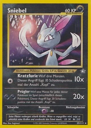 Sniebel (1. Edition) #25 — Neo Genesis (1. Edition)