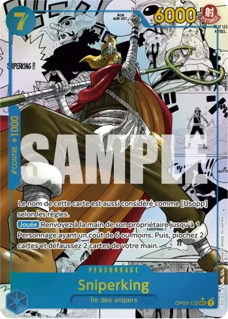 Sniperking (OP03-122) (Manga Rare + Reprint) — ONE PIECE CARD THE BEST (PRB01)