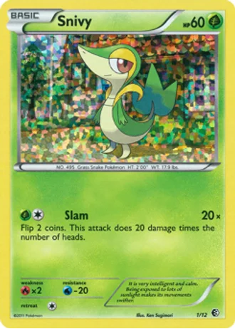 Snivy #1 — McDonald's Collection 2011