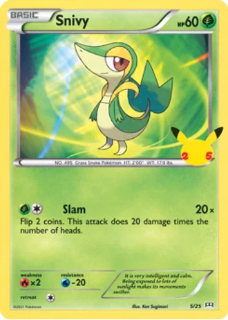 Snivy #5 — McDonald's Collection 2021