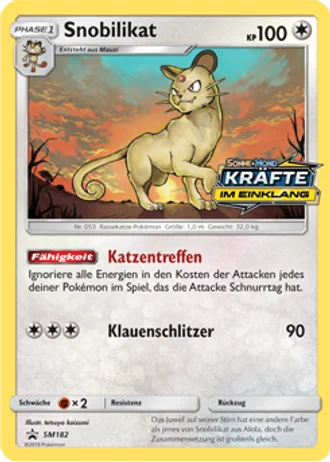 Snobilikat SM182 — Sonne & Mond Promos