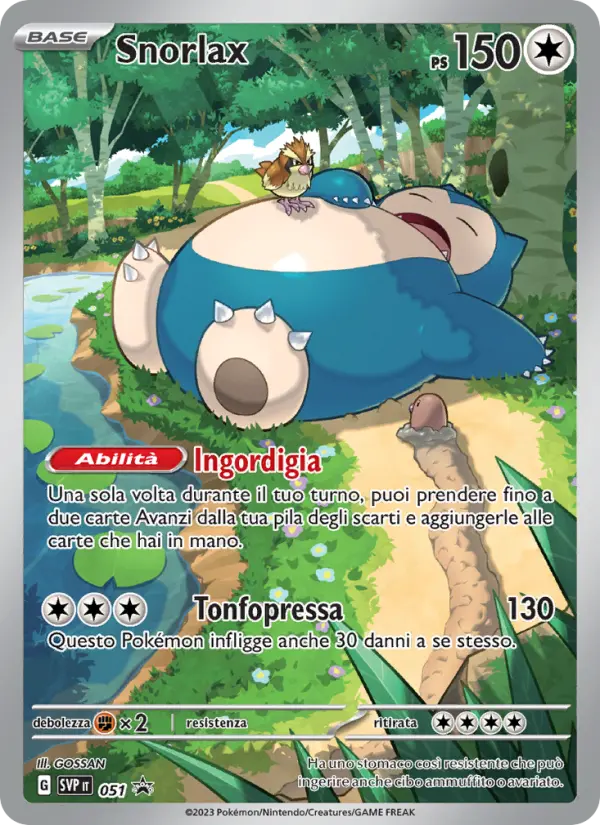 Snorlax #051 — Scarlatto e Violetto Promos