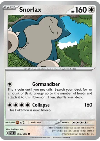 Snorlax #063/88 — Perfect Order