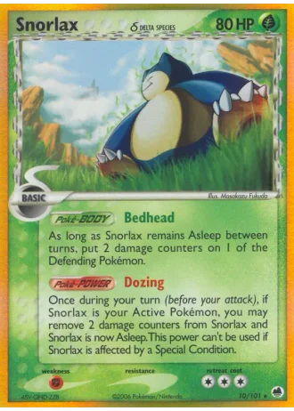 Snorlax #10/101 — Dragon Frontiers