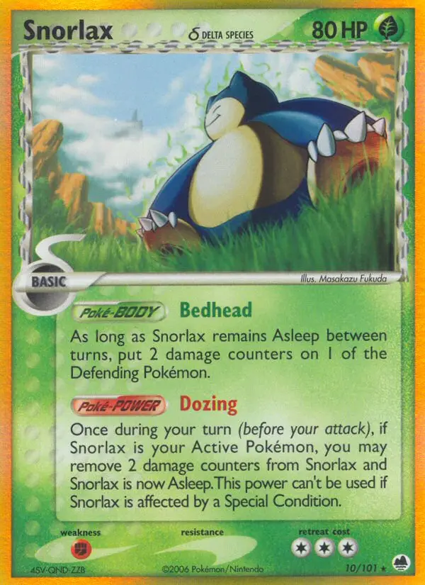 Snorlax #10 — EX L'Isola dei Draghi