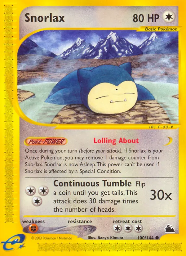 Snorlax #100 — Skyridge