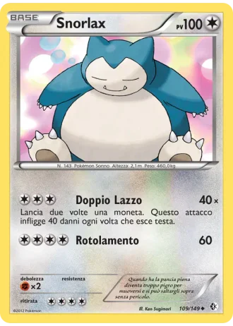Snorlax #109/149 — Confini Varcati