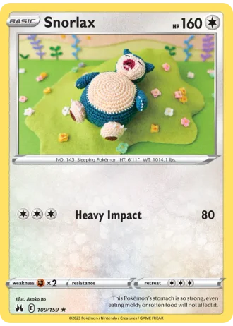 Snorlax #109/159 — Crown Zenith