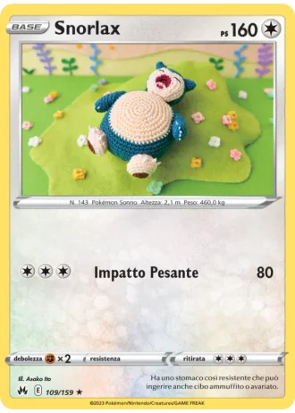 Snorlax #109/159 — Zenit Regale