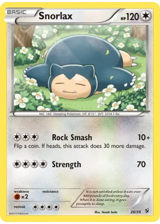 Snorlax #26 — Kalos Starter Set