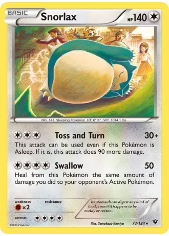 Snorlax #77/124 — Fates Collide