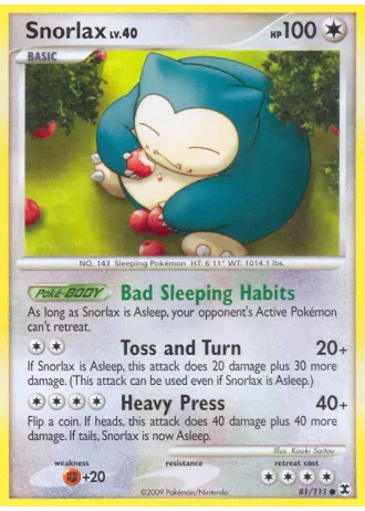 Snorlax #81/111 — L'Ascesa dei Rivali