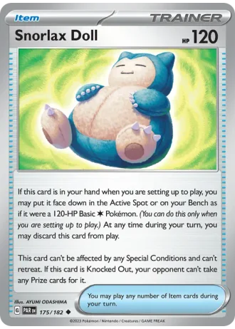 Snorlax Doll #175/182 — Paradox Rift