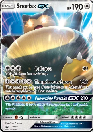 Snorlax GX SM05 — Sun & Moon Promos