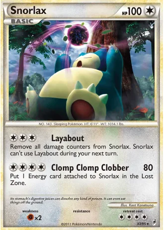 Snorlax (Prerelease) #33/95 — Call of Legends