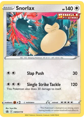 Snorlax SWSH119 — Sword & Shield Promos