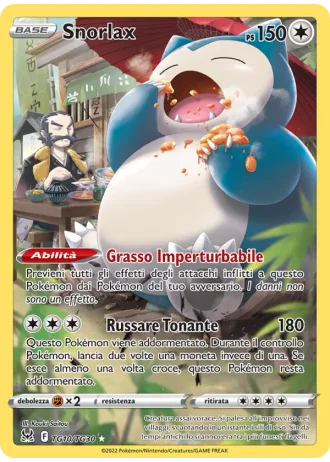 Snorlax TG10/30 — Galleria degli Allenatori (Origine Perduta)