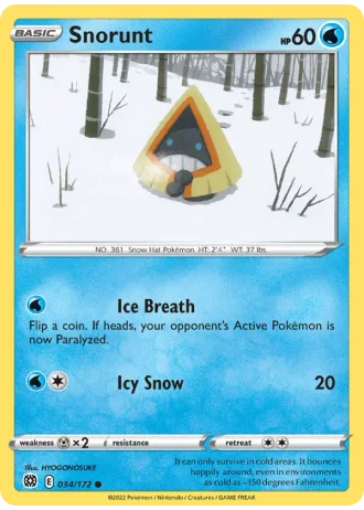 Snorunt #034/172 — Brilliant Stars