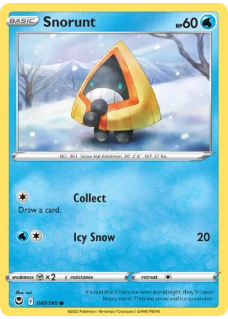 Snorunt #041/195 — Silver Tempest