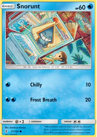 Snorunt #31/145 — Guardians Rising