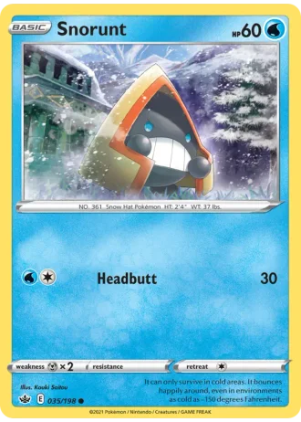 Snorunt #35/198 — Chilling Reign