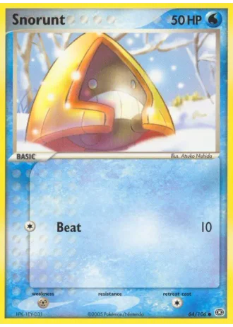 Snorunt #64/106 — EX Smeraldo