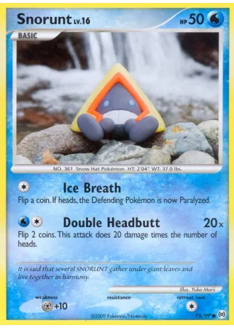 Snorunt #75/99 — Arceus