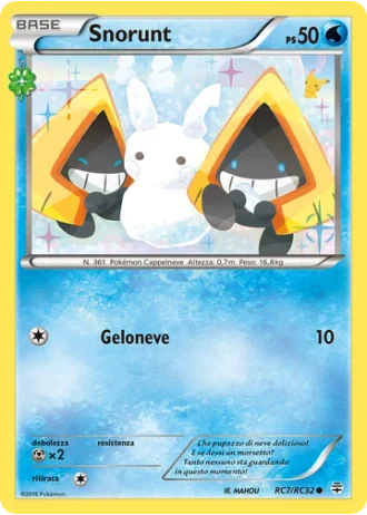 Snorunt RC7/32 — Radiant Collection (Generazioni)