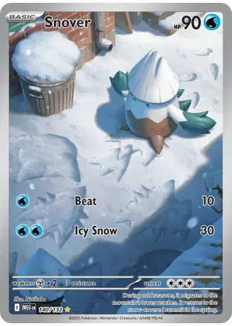 Snover #140/132 — Mega Evolution