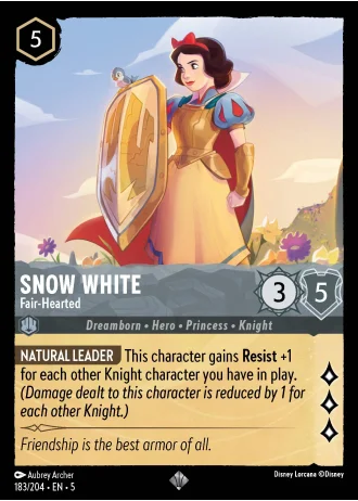 Snow White - Fair-Hearted #183/204 — Shimmering Skies