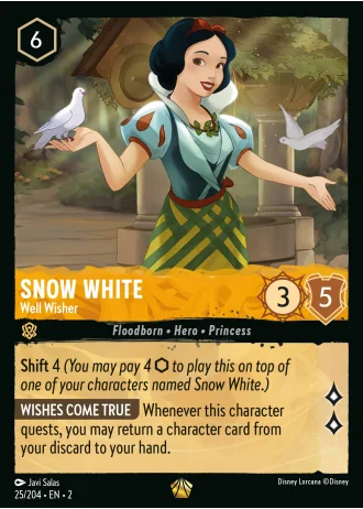 Snow White - Well Wisher #25/204 — Rise of the Floodborn